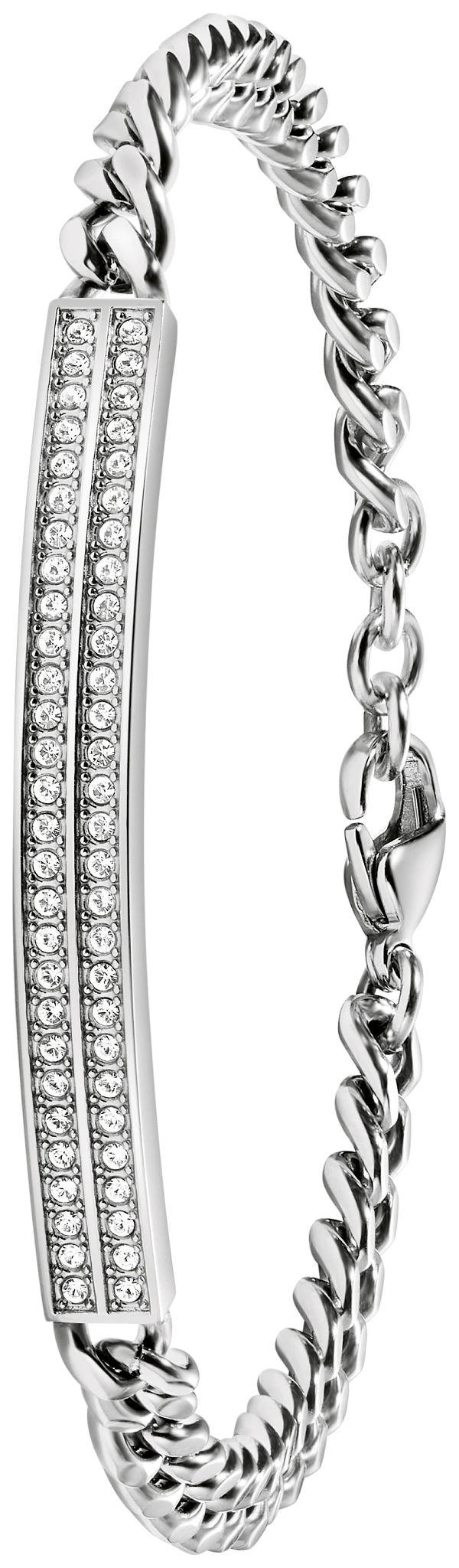 Silver-Tone Dial Stainless Steel Bracelet Box Set 43X104 | Bulova